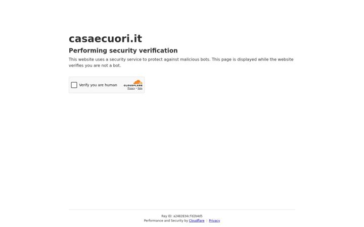 Screenshot of casaecuori.it