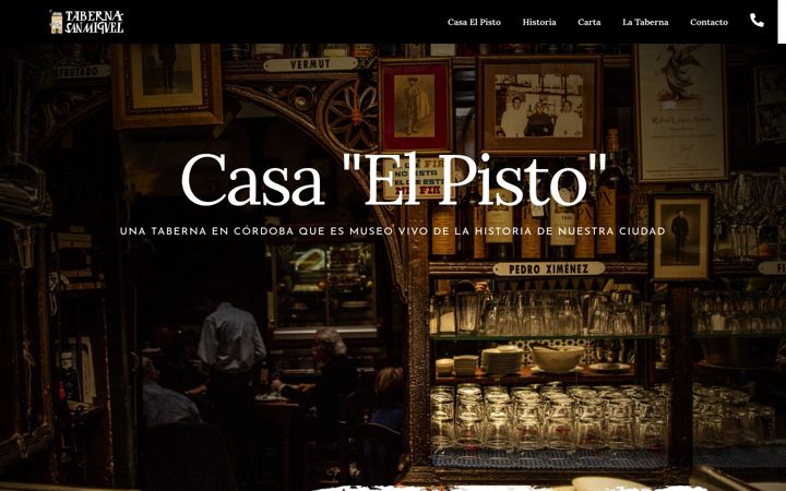 Screenshot of casaelpisto.com