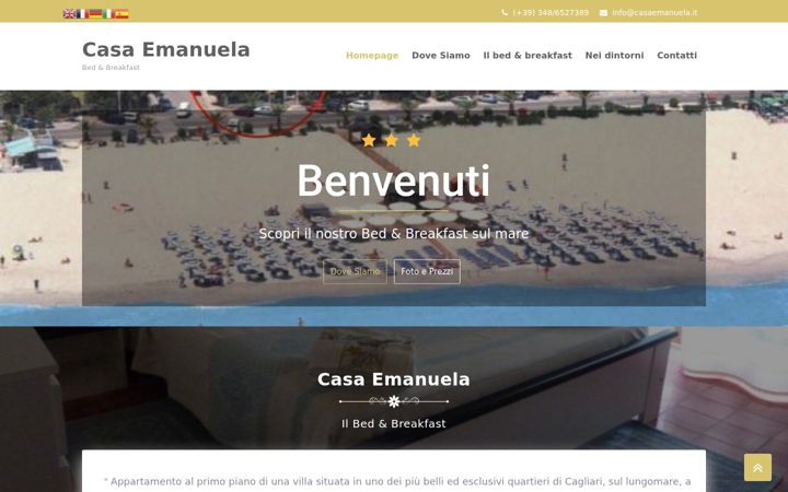 Screenshot of casaemanuela.it