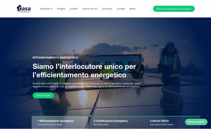 Screenshot of casaenergiagreen.net