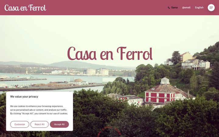 Screenshot of casaenferrol.com