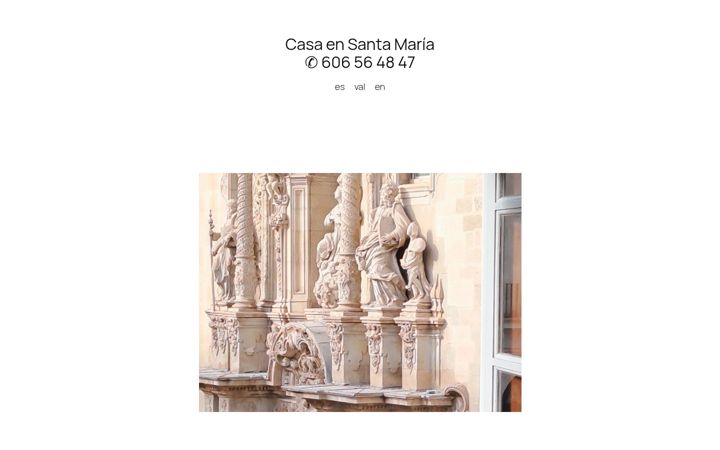 Screenshot of casaensantamaria.com