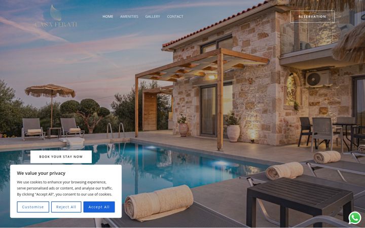 Screenshot of casaferati.com