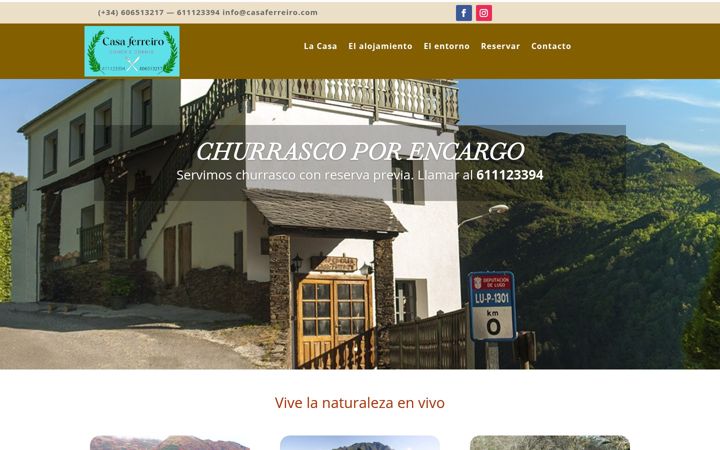 Screenshot of casaferreiro.com