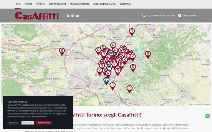 Screenshot of casaffitti.it