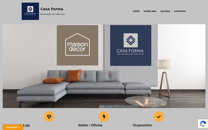 Screenshot of casaforma.pt