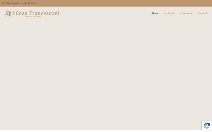 Screenshot of casafrancesconi.it