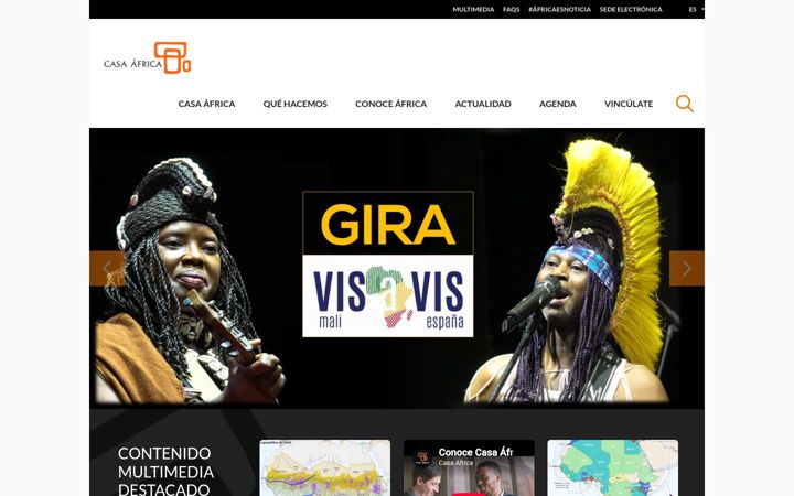Screenshot of casafrica.es