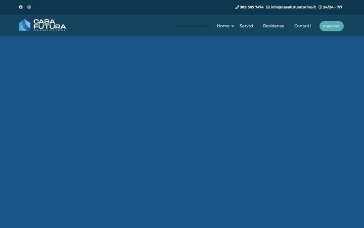 Captura de pantalla de casafuturatorino.it