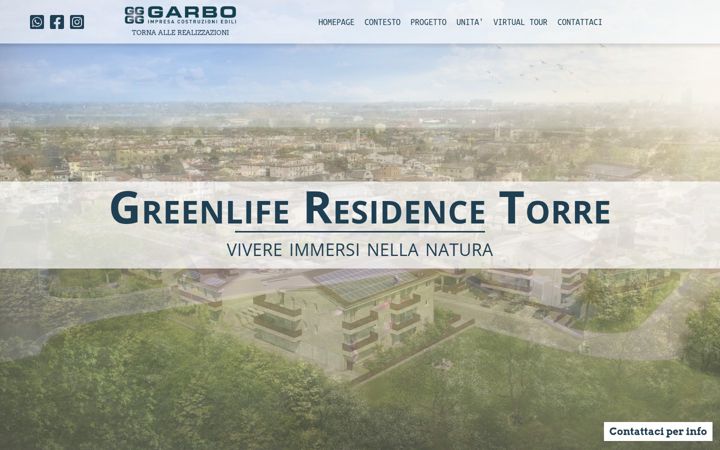 Screenshot of casagarbotorre.it