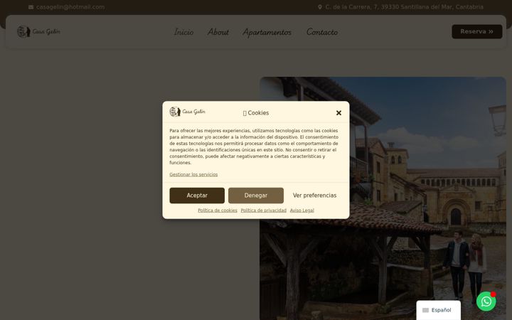 Screenshot of casagelin.com