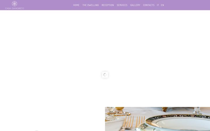 Screenshot of casagiangreco.it