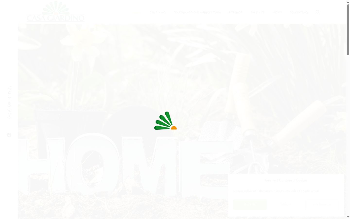 Captura de ecrã do banner de consentimento apresentado antes de qualquer interação