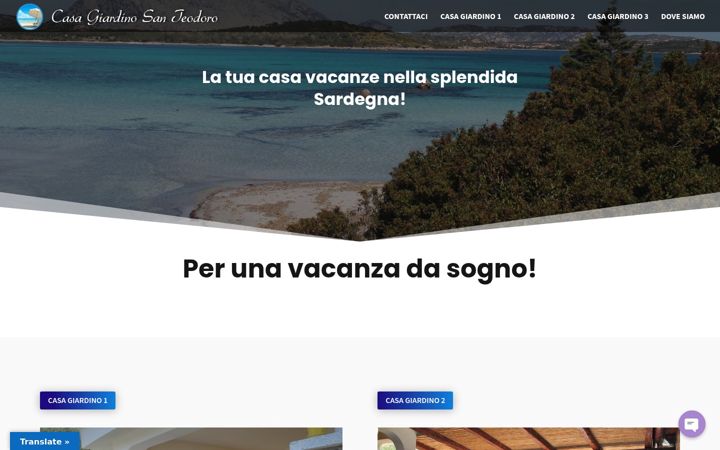 Snimka zaslona za casagiardinosanteodoro.altervista.org
