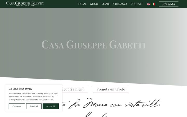 Captura de ecrã de casagiuseppegabetti.it