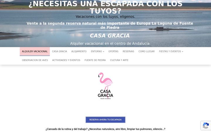 Ekrānuzņēmums no casagracia.es