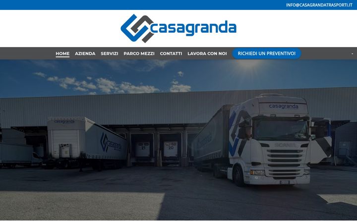 Screenshot of casagrandatrasporti.it