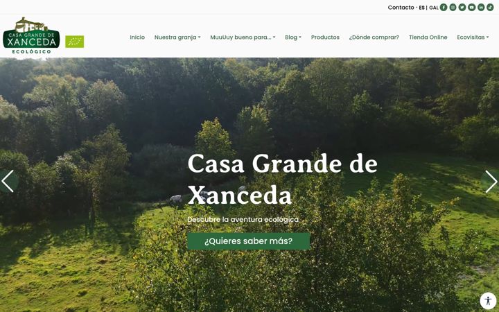 Screenshot of casagrandexanceda.com