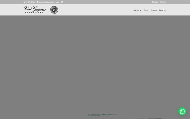 Screenshot of casaguijarro.com