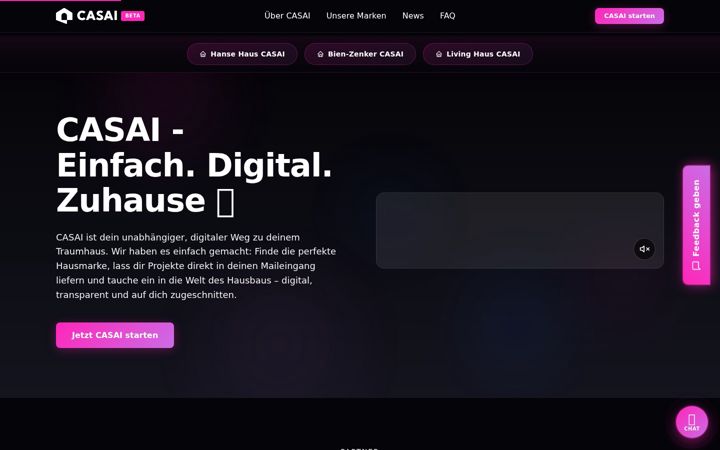 Screenshot of casai.de