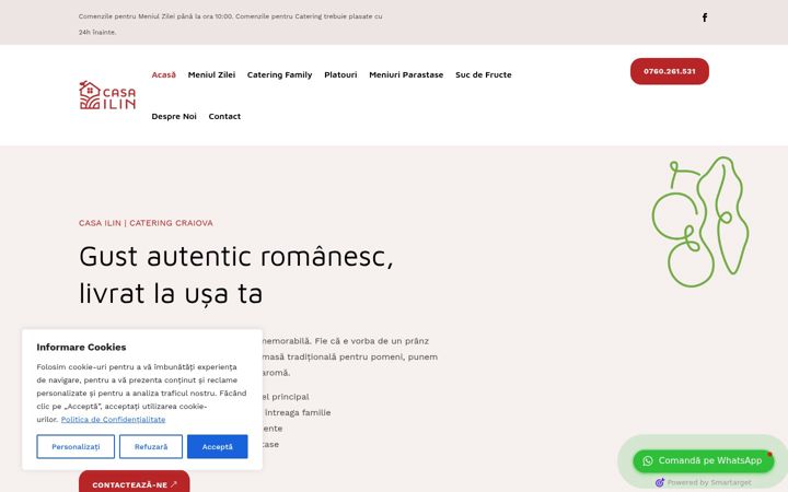 Screenshot of casailin.ro
