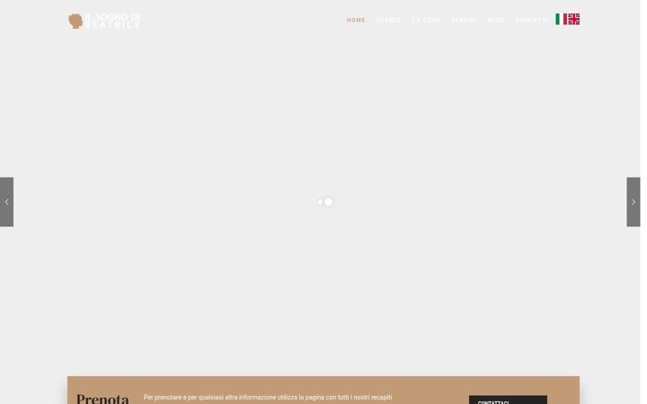 Screenshot of casailsognodibeatrice.it