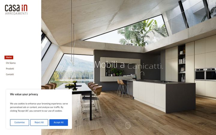 Screenshot of casainarredamenti.it