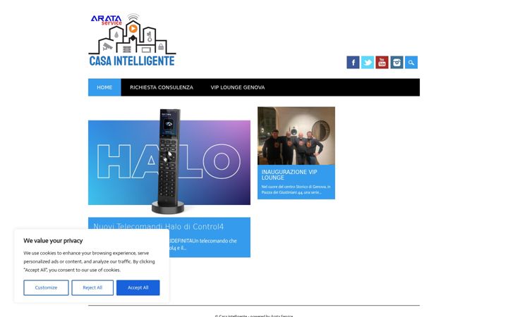 Screenshot of casaintelligente.eu
