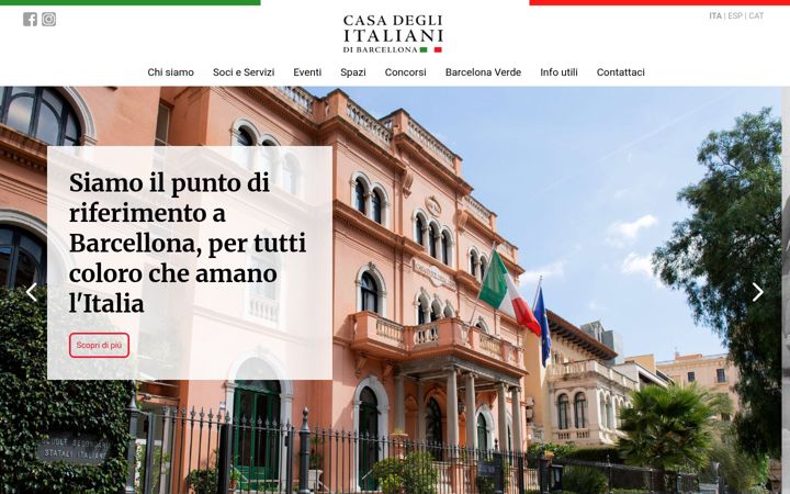 Screenshot of casaitaliani.com