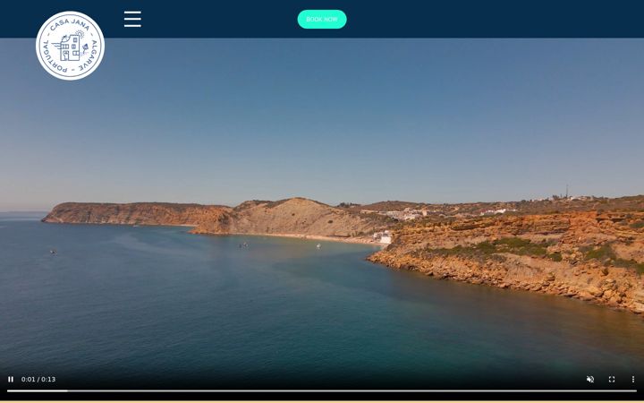 Screenshot of casajanaalgarve.com