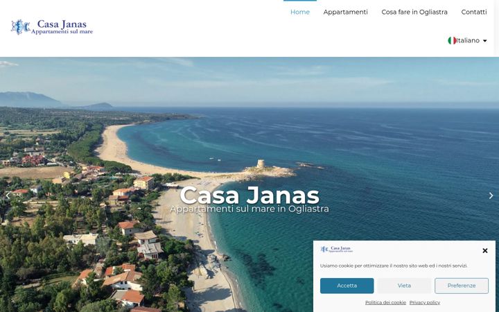 Screenshot of casajanas.com