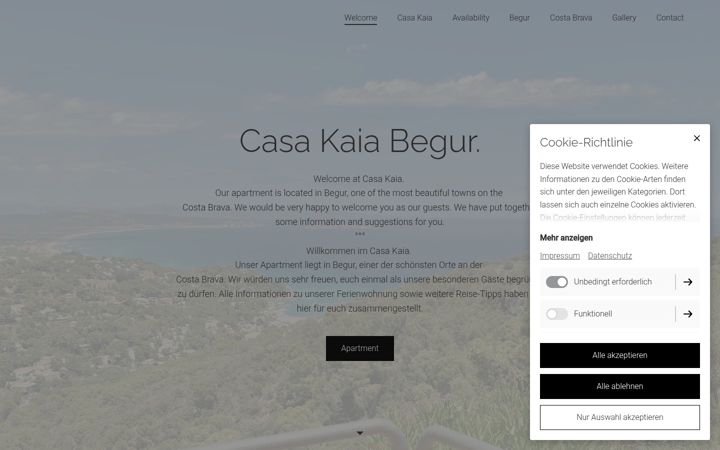 Screenshot of casakaia.com