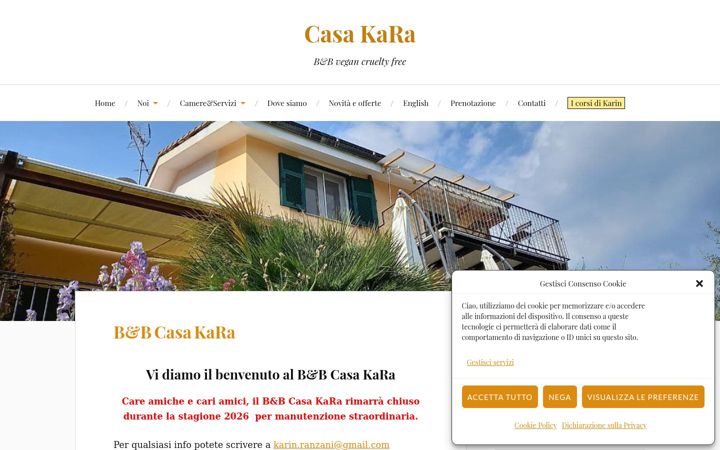 Skærmbillede af casakara.it