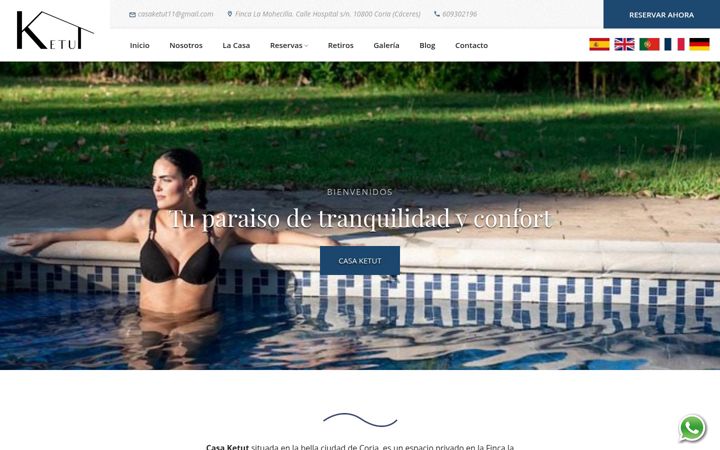 Screenshot of casaketut.com
