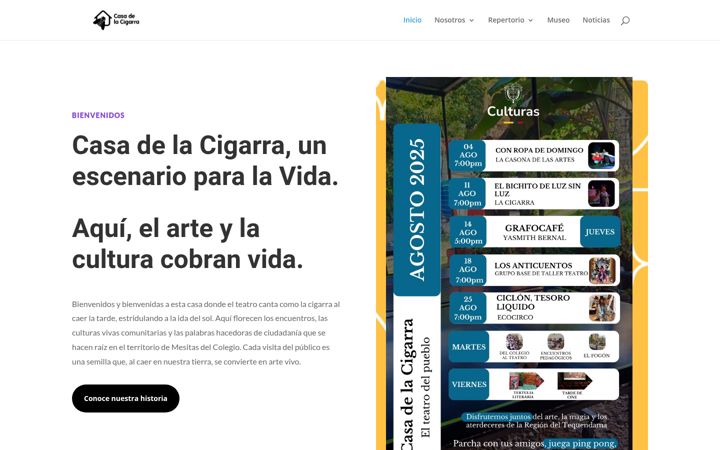 Screenshot of casalacigarra.org