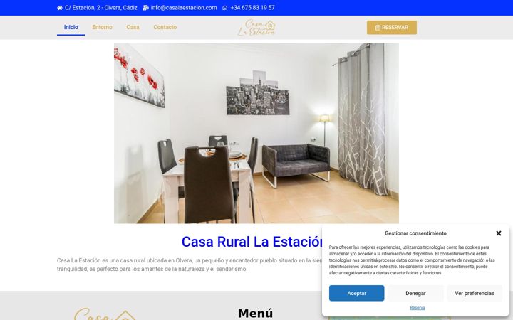 Screenshot of casalaestacion.com