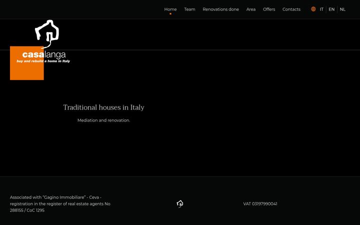 Screenshot of casalanga.com