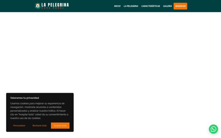 Screenshot of casalapelegrina.es