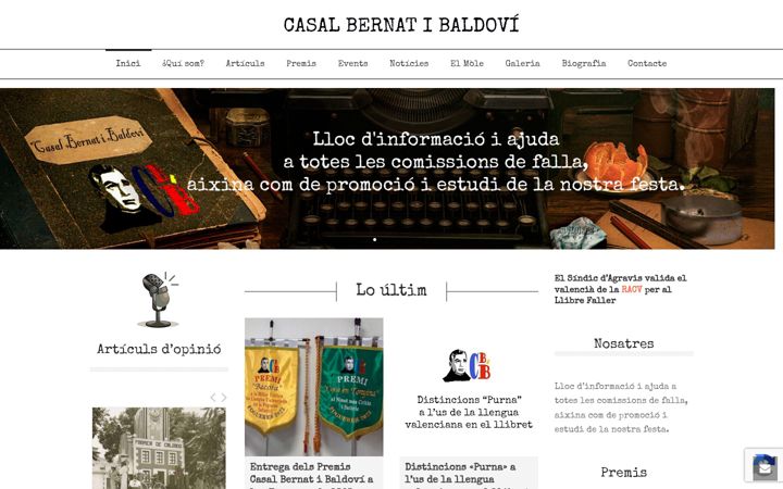 Snimka zaslona za casalbernatibaldovi.org