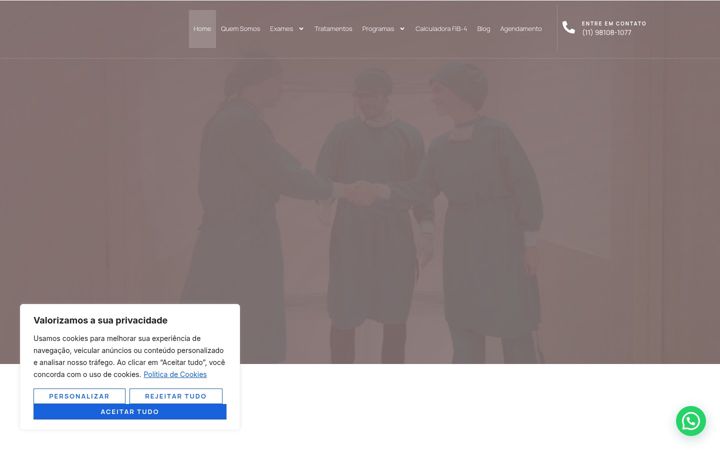 Screenshot of casalcardio.com.br