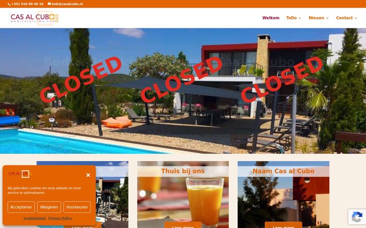 Screenshot of casalcubo.nl