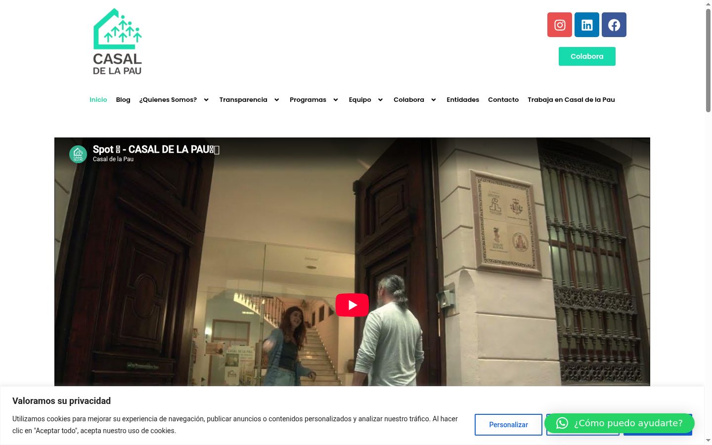 Screenshot tal-banner tal-kunsens muri qabel kwalunkwe interazzjoni