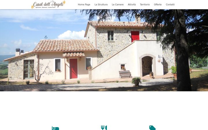 Screenshot of casaldellangeli.it