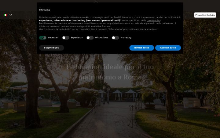 Captura de pantalla de casaleconsolini.it
