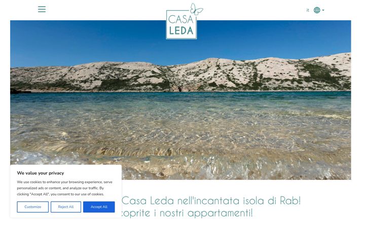 Screenshot of casaleda.com