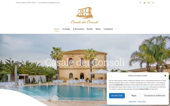Screenshot of casaledeiconsoli.it