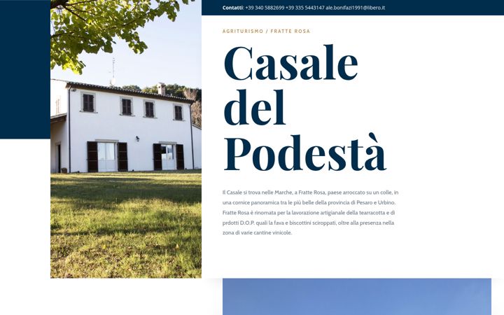 Screenshot of casaledelpodesta.com