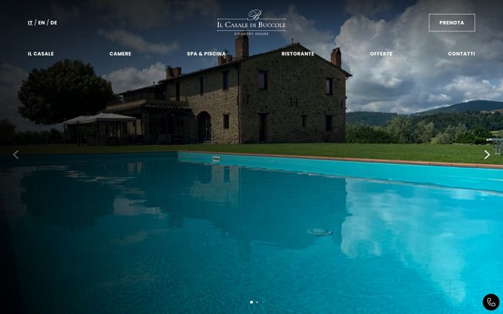 Screenshot of casaledibuccole.it