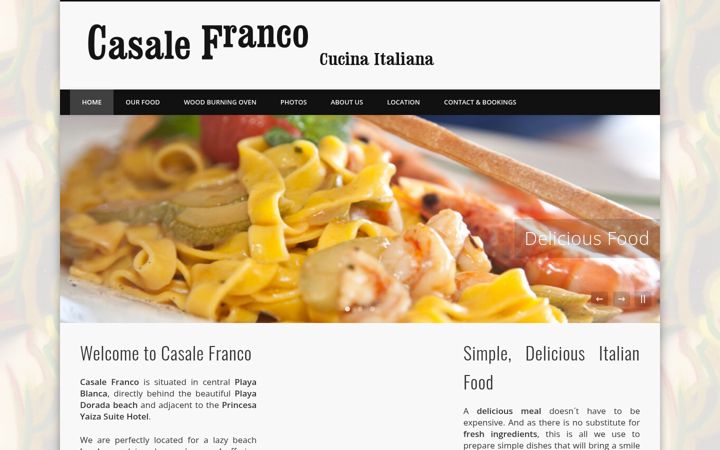 Screenshot of casalefranco.com