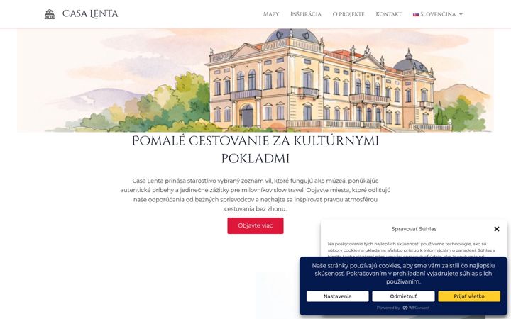 Screenshot of casalenta.eu